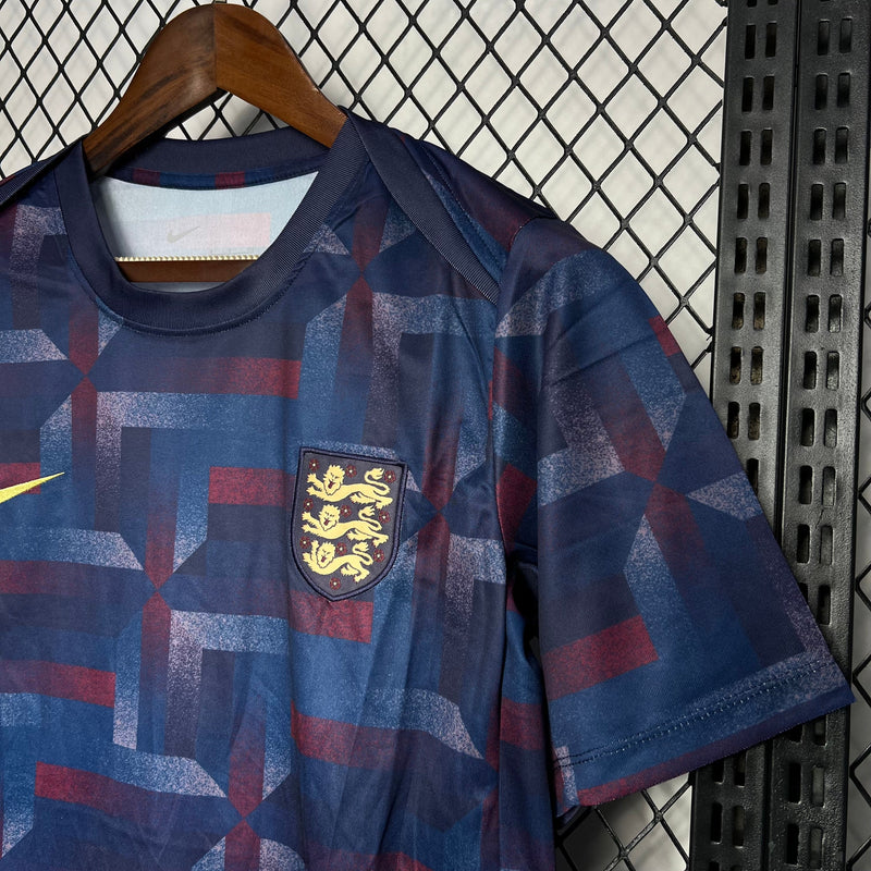 Camisa Inglaterra Pré-Jogo 24/25 - Nike Torcedor Masculina Lançamento