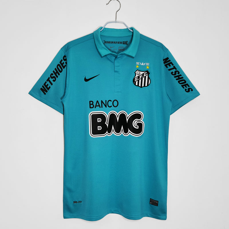 Camisa Santos Retrô 2012 Azul - Nike - PERSONALIZAÇÃO GRÁTIS