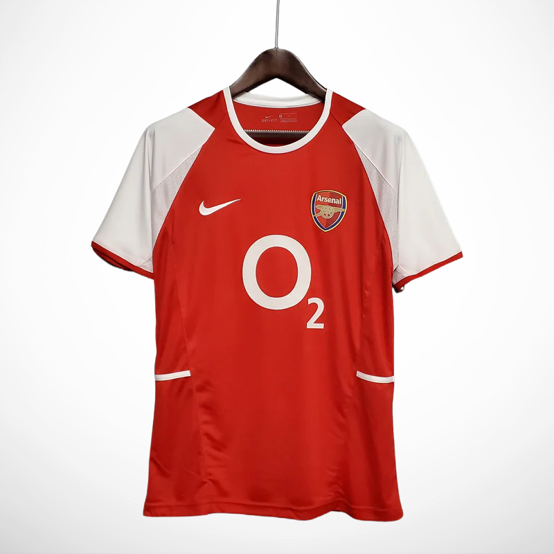 Camisa Arsenal Titular 02/04 - Versão Retro