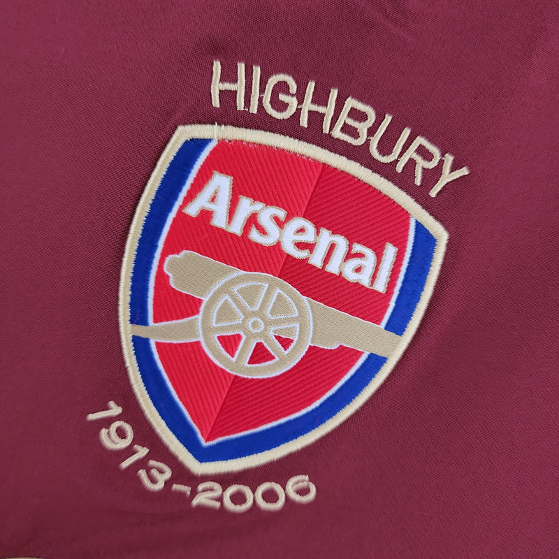 Camisa Manga Longa Arsenal 05/06 Nike - Bordo