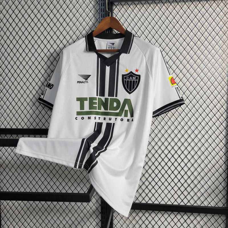 Camisa Atlético MG Retrô 1997 Preta e Branca - Penalty