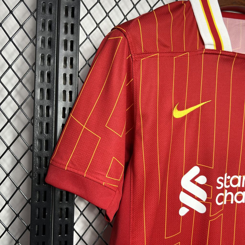 Camisa Liverpool Home 24/25 - Nike Torcedor Masculina - Lançamento