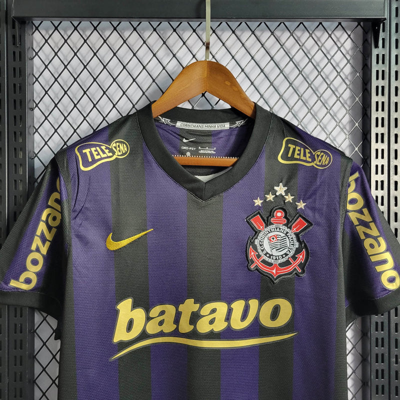 Camisa Retrô Corinthians II 09/10 Nike - Masculina - Roxa