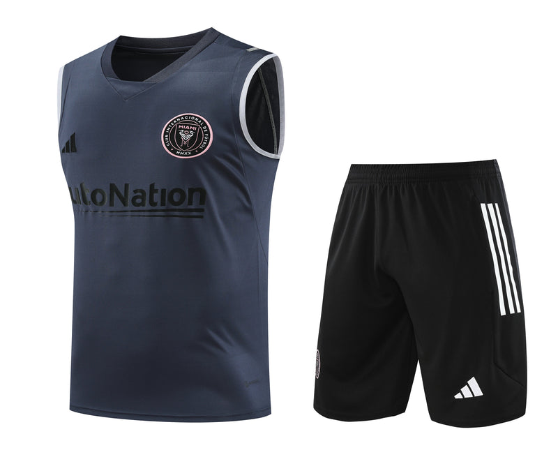 Kit Treino Inter de Miami 23/24 Adidas - Cinza