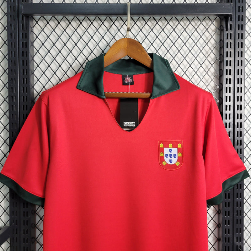 Camisa Portugal Retrô 1972 - Vermelha