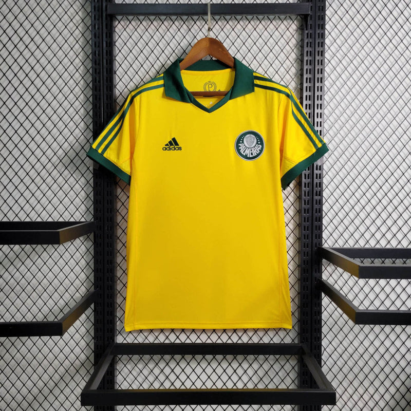 Camisa Palmeiras Retrô 2014 Amarelo Fluorescente - Adidas