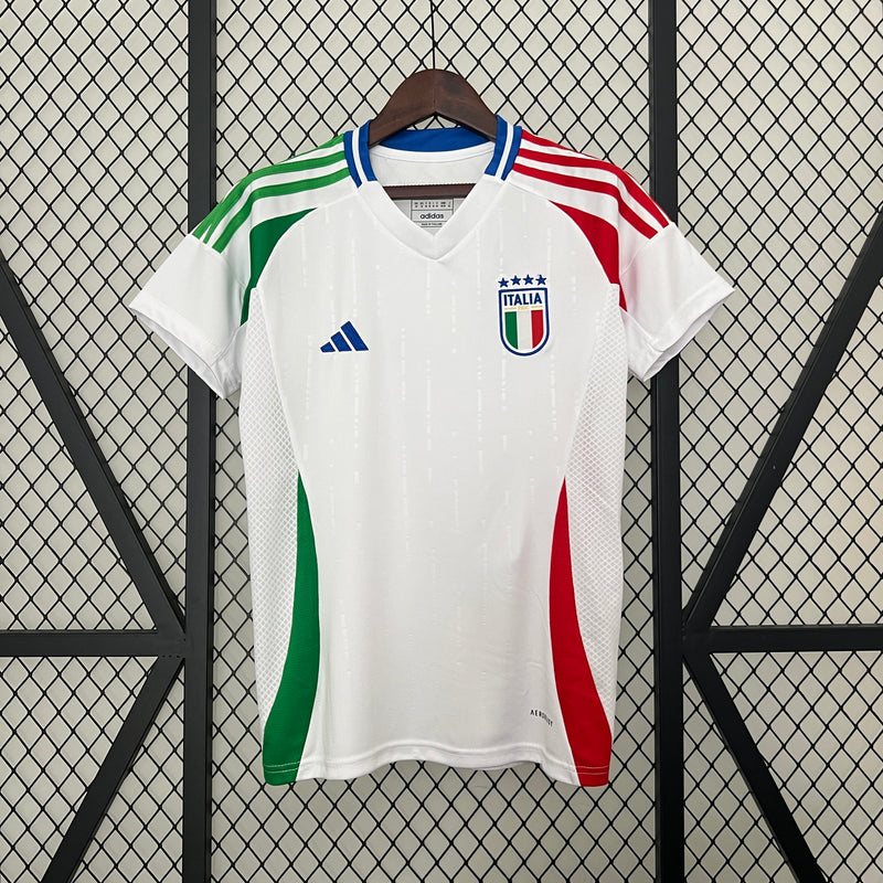 Camisa Feminina Seleção Italiana 24/25 Adidas - Branca