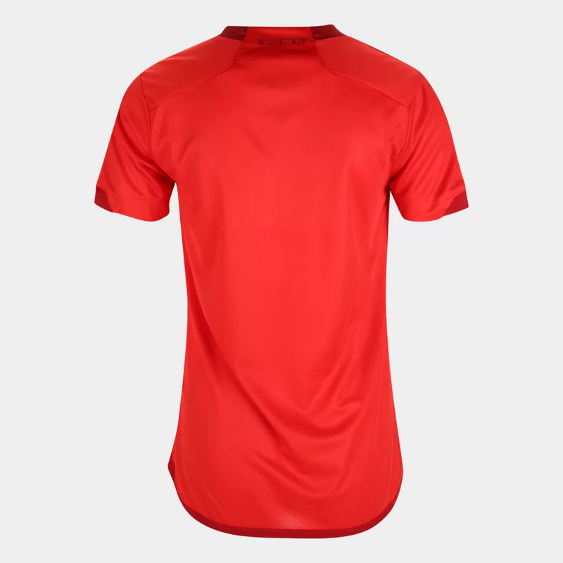 Camisa Feminina Internacional I 23/24 Adidas - Vermelha