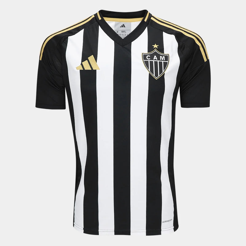 Camisa Atlético Mineiro 2025 Adidas - Preto e Branca