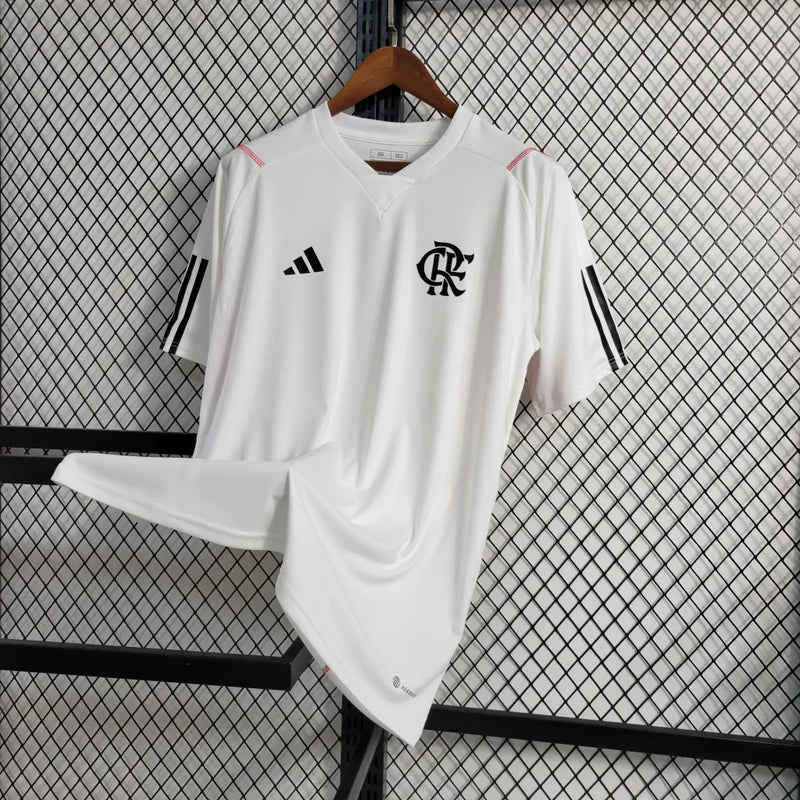 Camisa Flamengo Treino Branca - Versão Torcedor