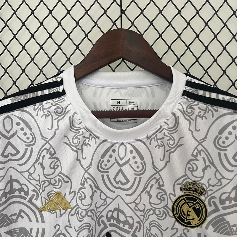 Camisa Real Madrid Edição Especial Dragão 24/25 - Adidas Torcedor Masculina Lançamento