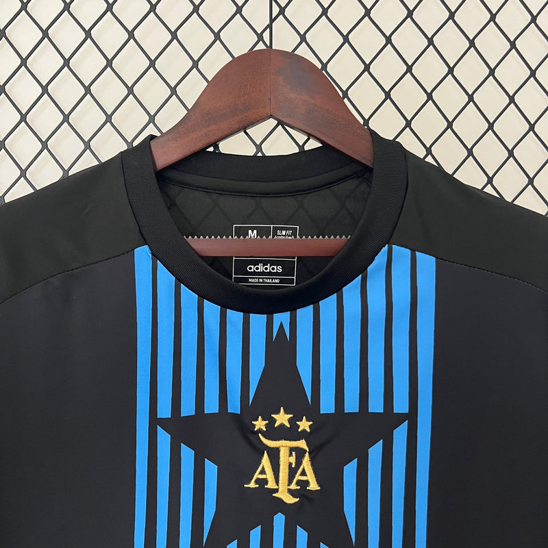 Camisa Argentina Pré-Jogo 24/25 - Adidas Torcedor Masculina Lançamento