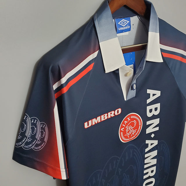 Camisa Ajax Retrô 1997/1998 Azul - Umbro