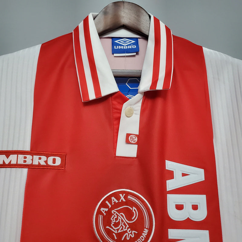 Camisa Ajax Retrô 1997/1998 Vermelha e Branca - Umbro