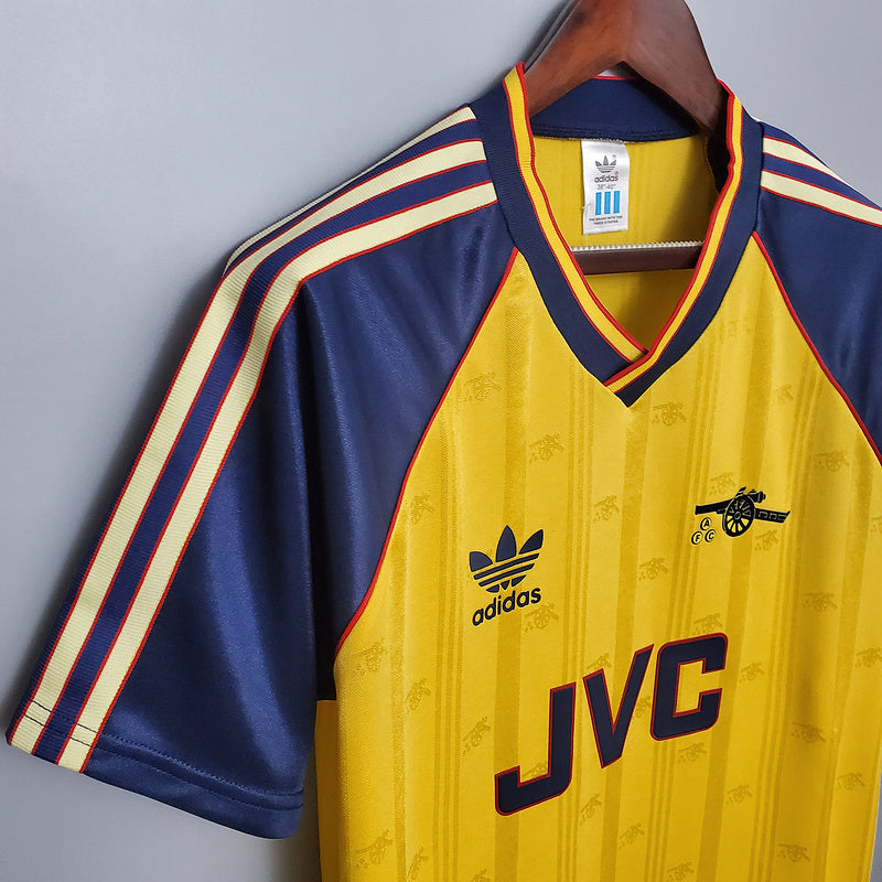 Camisa Arsenal Retrô 1988/1989 Amarela - Adidas