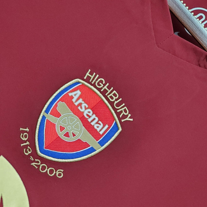 Camisa Arsenal Retrô 2005/2006 Vinho - Nike