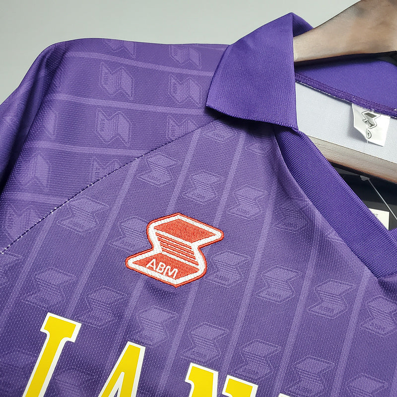 Camisa Fiorentina Retrô 1989/1990 Roxa - ABM