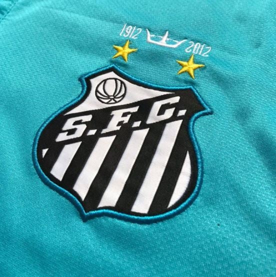 Camisa Santos Retrô 2012 Azul - Nike - PERSONALIZAÇÃO GRÁTIS