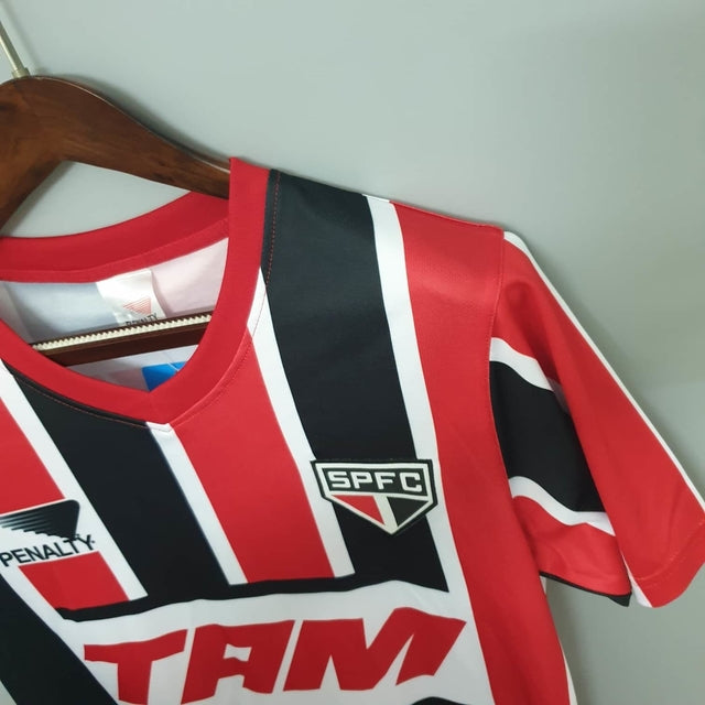 Camisa São Paulo Retrô 1993 Vermelha e Preta - Penalty