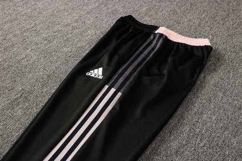 Conjunto Juventus 21/22 Rosa e Preto - Adidas - Com Ziper