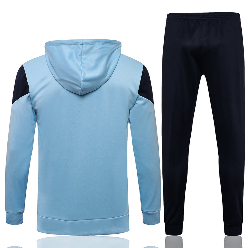 Conjunto Manchester City 21/22 Azul - Puma - Com Capuz