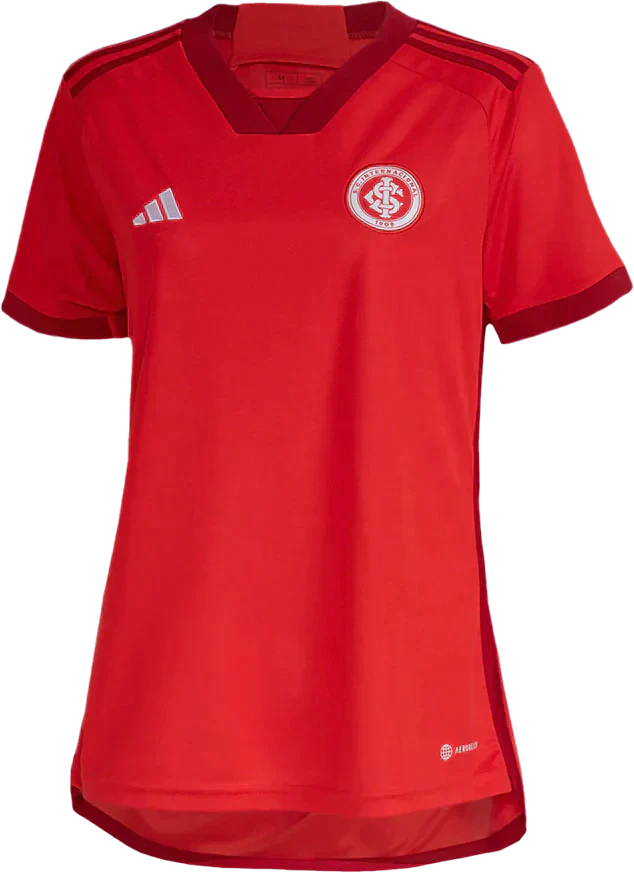 Camisa Feminina Internacional I 23/24 Adidas - Vermelha